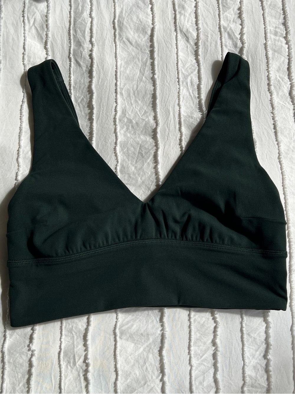 lululemon Align V-Neck Bra in Legacy Green